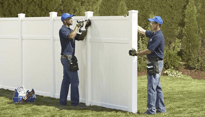 Fence installation